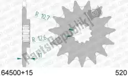Here you can order the ktw front 15t, 520 from Afam, with part number AF16450015S: