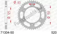 AF27130450, Afam, Ktw rear steel 50t, 520    , New