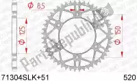 AF471304SLK51, Afam, Ktw rear steel super light 51t, 520, black    , New