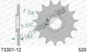 AFAM AF17330112 ktw dianteiro 12t, 520 - Lado inferior