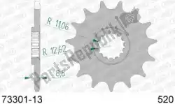 Here you can order the ktw front 13t, 520 from Afam, with part number AF17330113: