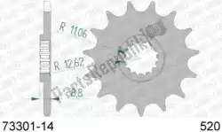Here you can order the ktw front 14t, 520 from Afam, with part number AF17330114: