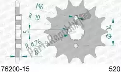Here you can order the ktw front 15t, 520 from Afam, with part number AF17620015: