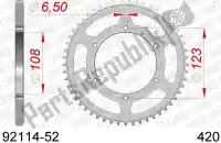 AF29211452, Afam, Ktw posteriore in acciaio 52t, 420    , Nuovo