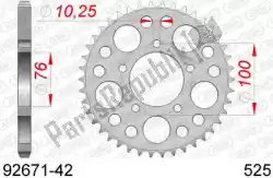 Here you can order the ktw rear steel 42t, 525 from Afam, with part number AF29267142: