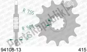 AFAM AF19410813 ktw front 13t, 415 - Bottom side