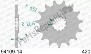 AFAM AF19410914 ktw front 14t, 420 - Bottom side