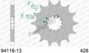AFAM AF19411813 ktw front 13t, 428 - Bottom side