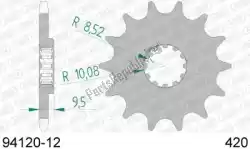 Here you can order the ktw front 12t, 420 from Afam, with part number AF19412012: