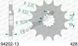 Here you can order the ktw front 13t, 428 from Afam, with part number AF19420213: