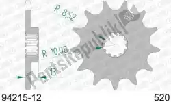 Here you can order the ktw front 12t, 520 from Afam, with part number AF19421512: