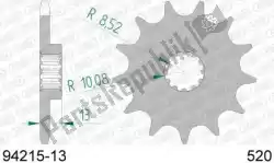 Here you can order the ktw front 13t, 520 from Afam, with part number AF19421513: