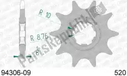 Here you can order the ktw front 9t, 520 from Afam, with part number AF19430609: