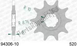 Here you can order the ktw front 10t, 520 from Afam, with part number AF19430610: