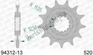 AFAM AF19431213 ktw front 13t, 520 - Bottom side