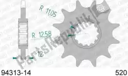 Here you can order the ktw front 14t, 520 from Afam, with part number AF19431314: