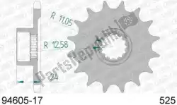 Here you can order the ktw front 17t, 525 from Afam, with part number AF19460517: