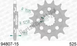 Here you can order the ktw front 15t, 525 from Afam, with part number AF19480715: