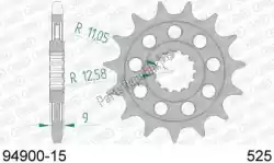 Here you can order the ktw front 15t, 525 from Afam, with part number AF19490015:
