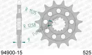 AFAM AF19490015 ktw front 15t, 525 - Bottom side
