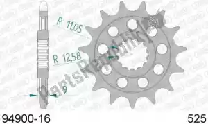 AFAM AF19490016 ktw dianteiro 16t, 525 - Lado inferior