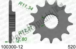Here you can order the ktw front 12t, 520 from Afam, with part number AF110030012: