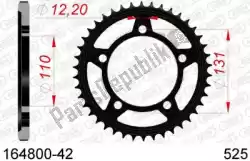 Here you can order the ktw rear steel 42t, 525 from Afam, with part number AF216480042: