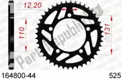 Here you can order the ktw rear steel 44t, 525 from Afam, with part number AF216480044: