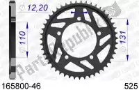 AF516580046, Afam, Ktw rear alu 46t, 525    , Nieuw
