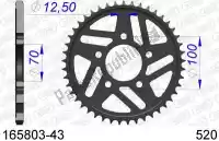 AF516580343, Afam, Ktw posteriore alu 43t, 520    , Nuovo