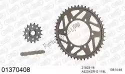 Here you can order the chain kit chain kit, alu racing from Afam, with part number 39001370408: