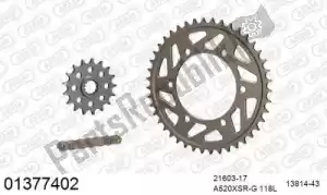 AFAM 39001377402 chain kit chain kit, alu racing - Bottom side