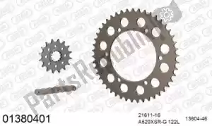 AFAM 39001380401 chain kit chain kit, alu racing - Bottom side