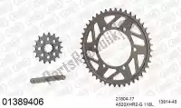 39001389406, Afam, Kit de corrente kit de corrente, corrida de alumínio    , Novo