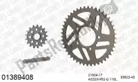 39001389408, Afam, Kit chaine kit chaine alu racing    , Nouveau