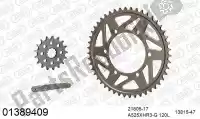 39001389409, Afam, Kit chaine kit chaine alu racing    , Nouveau