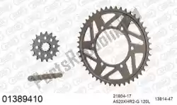 Here you can order the chain kit chain kit, alu racing from Afam, with part number 39001389410: