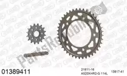Here you can order the chain kit chain kit, alu racing from Afam, with part number 39001389411: