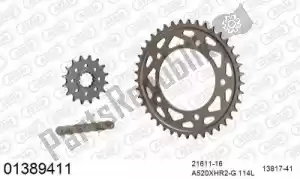 AFAM 39001389411 chain kit chain kit, alu racing - Bottom side