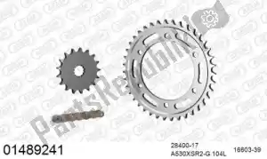 AFAM 39001489241 kit de cadena kit de cadena, acero - Lado inferior