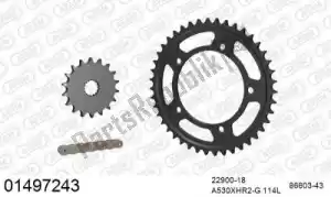 AFAM 39001497243 ketting kit chainkit, steel - Onderkant