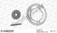 39001498200, Afam, Ketting kit chainkit, steel    , Nieuw