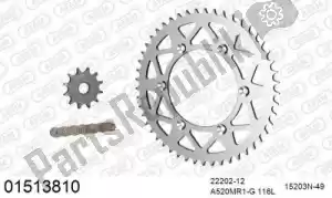 AFAM 39001513810 chain kit chain kit, aluminum - Bottom side