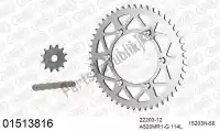39001513816, Afam, Kit de cadena kit de cadena, aluminio    , Nuevo