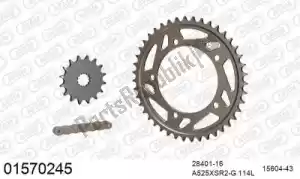 AFAM 39001570245 kit catena kit catena, alluminio - Il fondo