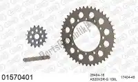 39001570401, Afam, Kit catena kit catena, alu racing    , Nuovo