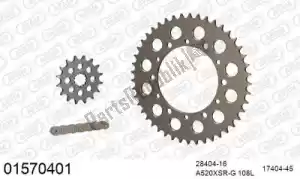 AFAM 39001570401 chain kit chain kit, alu racing - Bottom side