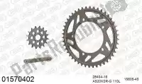 39001570402, Afam, Kit catena kit catena, alu racing    , Nuovo