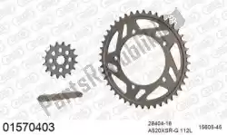 Here you can order the chain kit chain kit, alu racing from Afam, with part number 39001570403:
