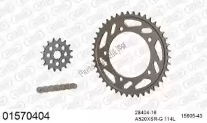 AFAM 39001570404 chain kit chain kit, alu racing - Bottom side